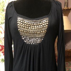 Dazzling Navy Tunic Dress